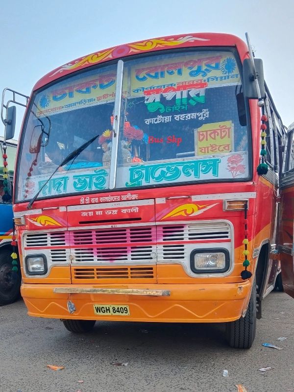 MAYER ASHIRBAD - Bolpur to Chakta Bus Time Table And Stoppages